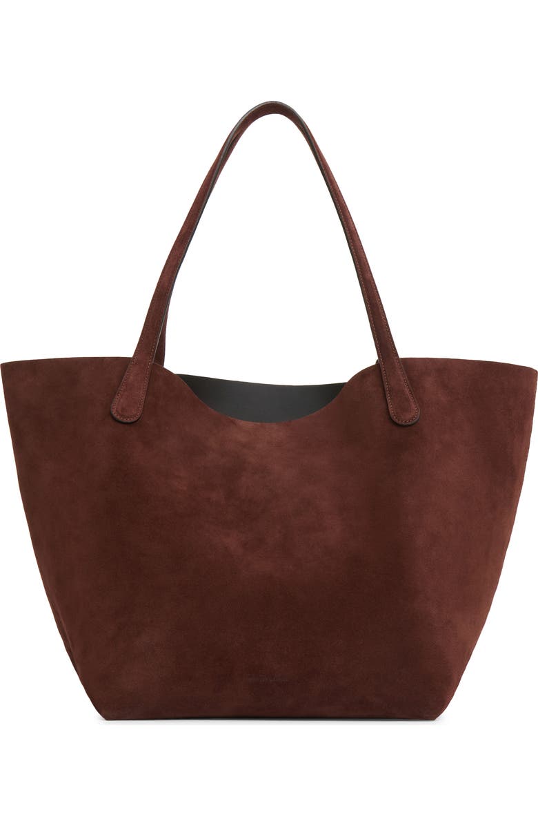 Mansur Gavriel Everyday Soft Leather Tote, Main, color, Chocolate