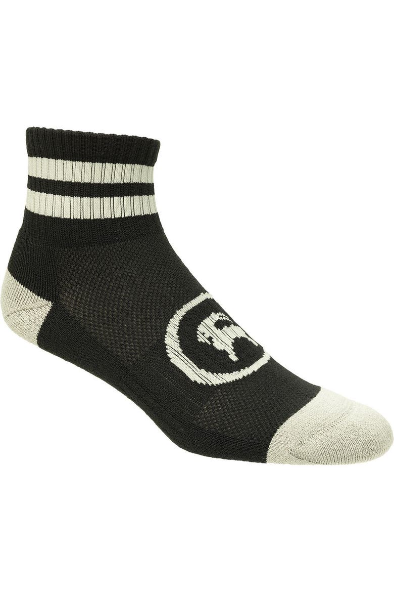 Merino Blend Hike Ankle Sock, Main, color, Black