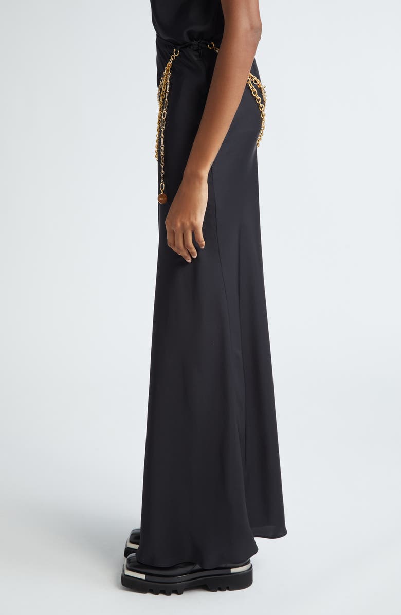 Rabanne One-Shoulder Chain Strap Dress, Alternate, color,