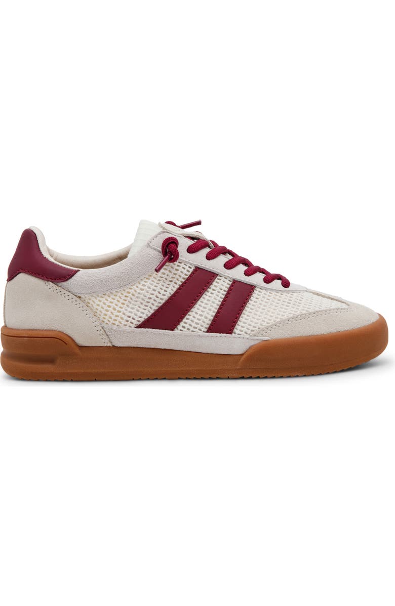 Steve Madden Verdict Mesh Sneaker, Alternate, color, White/ Burgundy