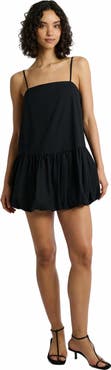 Onia Air Linen Bubble Mini Dress