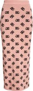 Dolce&Gabbana Logo Jacquard Pencil Skirt