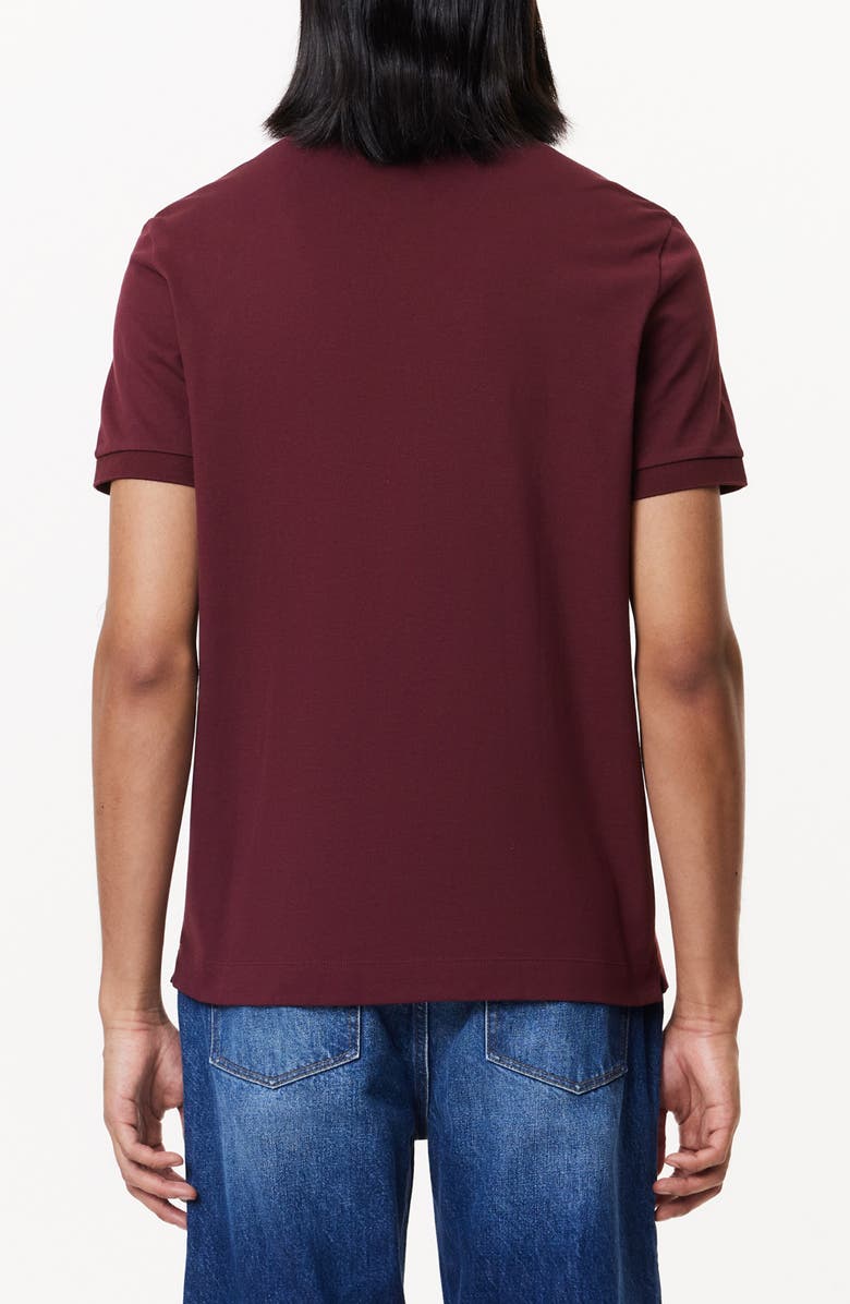 Lacoste Paris Regular Fit Stretch Polo, Alternate, color, Expresso