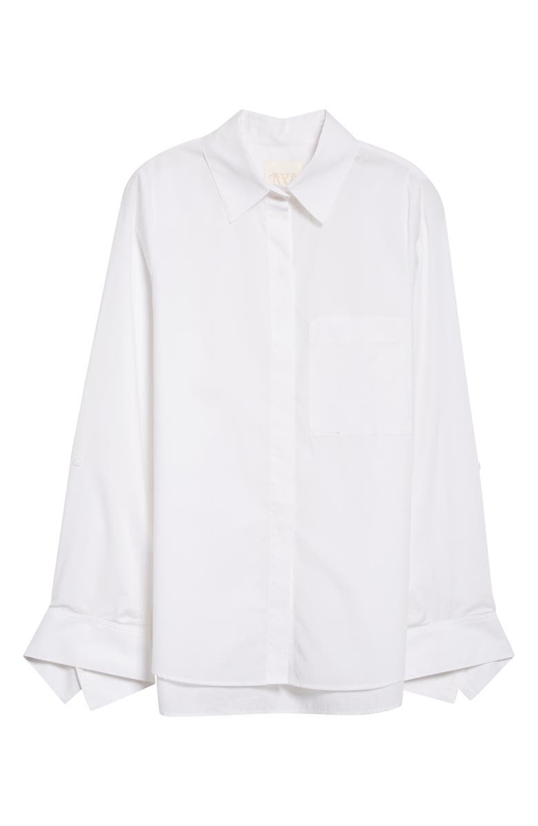 TWP The Boyfriend Cotton Button-Up Shirt, Alternate, color, 