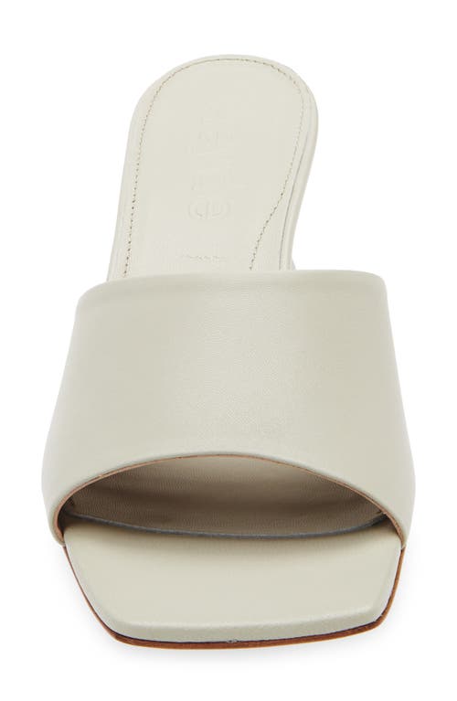 Aeyde Ale Slide Sandal In Green