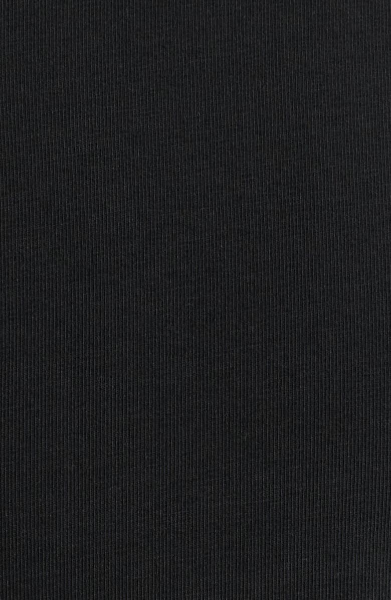 BOSS Roan Knit Short Sleeve Button-Up, Alternate, color, Black