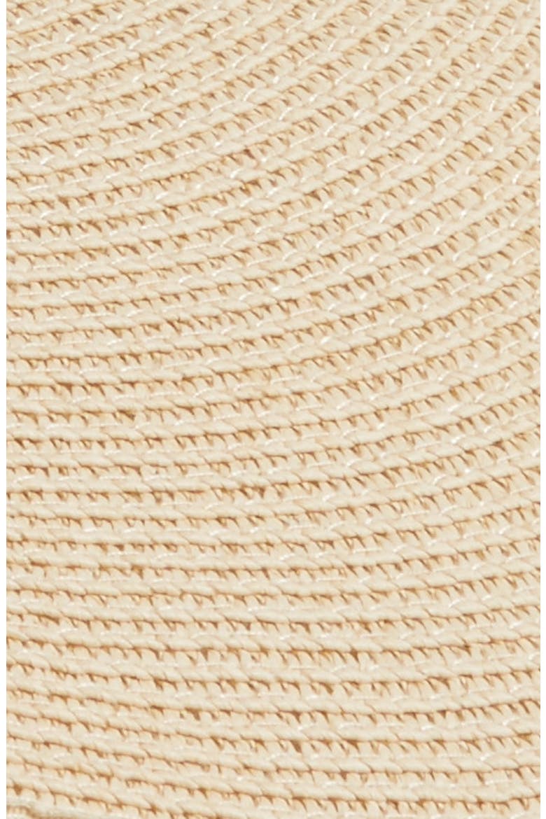 Oversize Straw Hat, Alternate, color, NATURAL/ STRIPE
