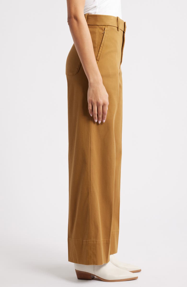 SPANX<sup>®</sup> SPANXsupersmooth<sup>™</sup> Stretch Twill Wide Leg Pant, Alternate, color, Flax