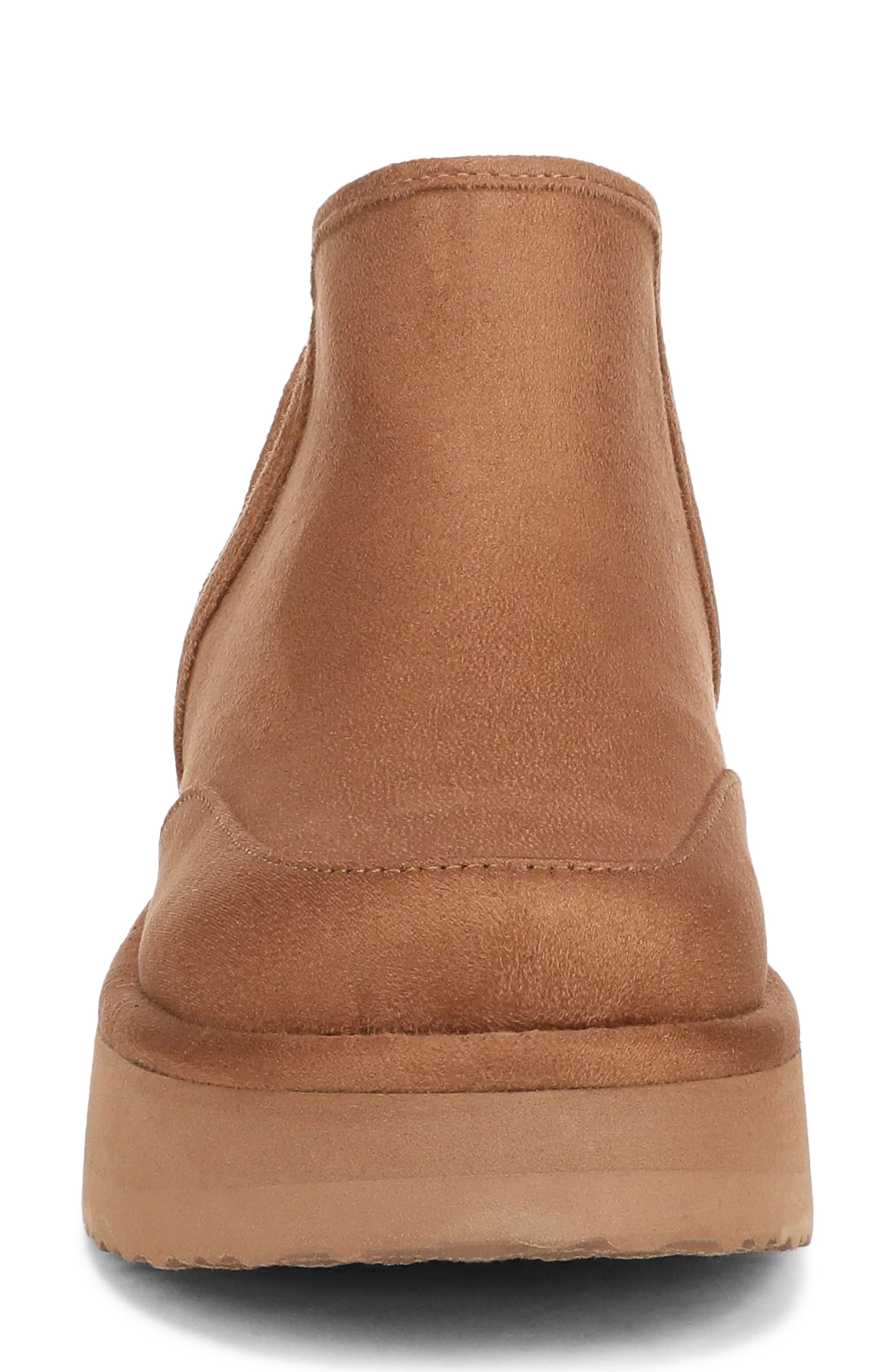 Chill Out Bootie, Alternate, color, PRALINE BROWN MICROSUEDE