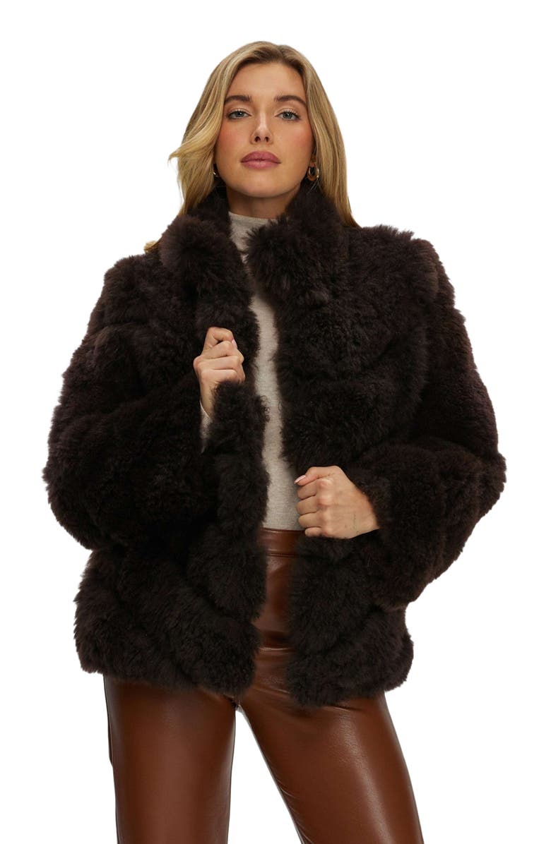 GORSKI Select Cashmere Goat Jacket, Alternate, color, Brown