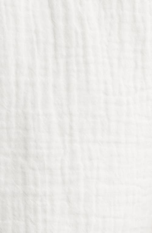 Rails Sunny Embroidered Trim Organic Cotton Shorts In White