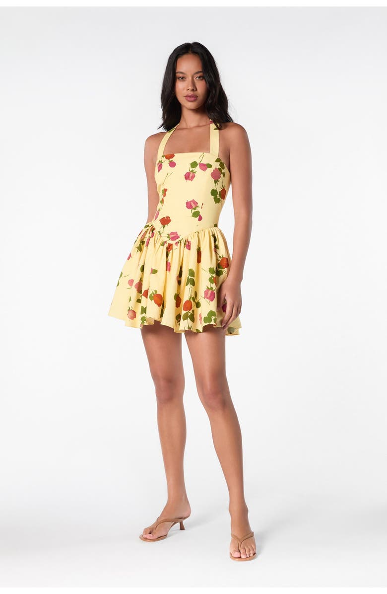 NICHOLAS Amalie Dress, Alternate, color, Fallen Roses
