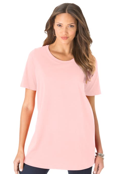 Plus Size Cotton Ultimate Crewneck Tee (Plus)