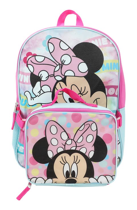 Kids' Minnie Mouse Backpack with Lunch Bag
