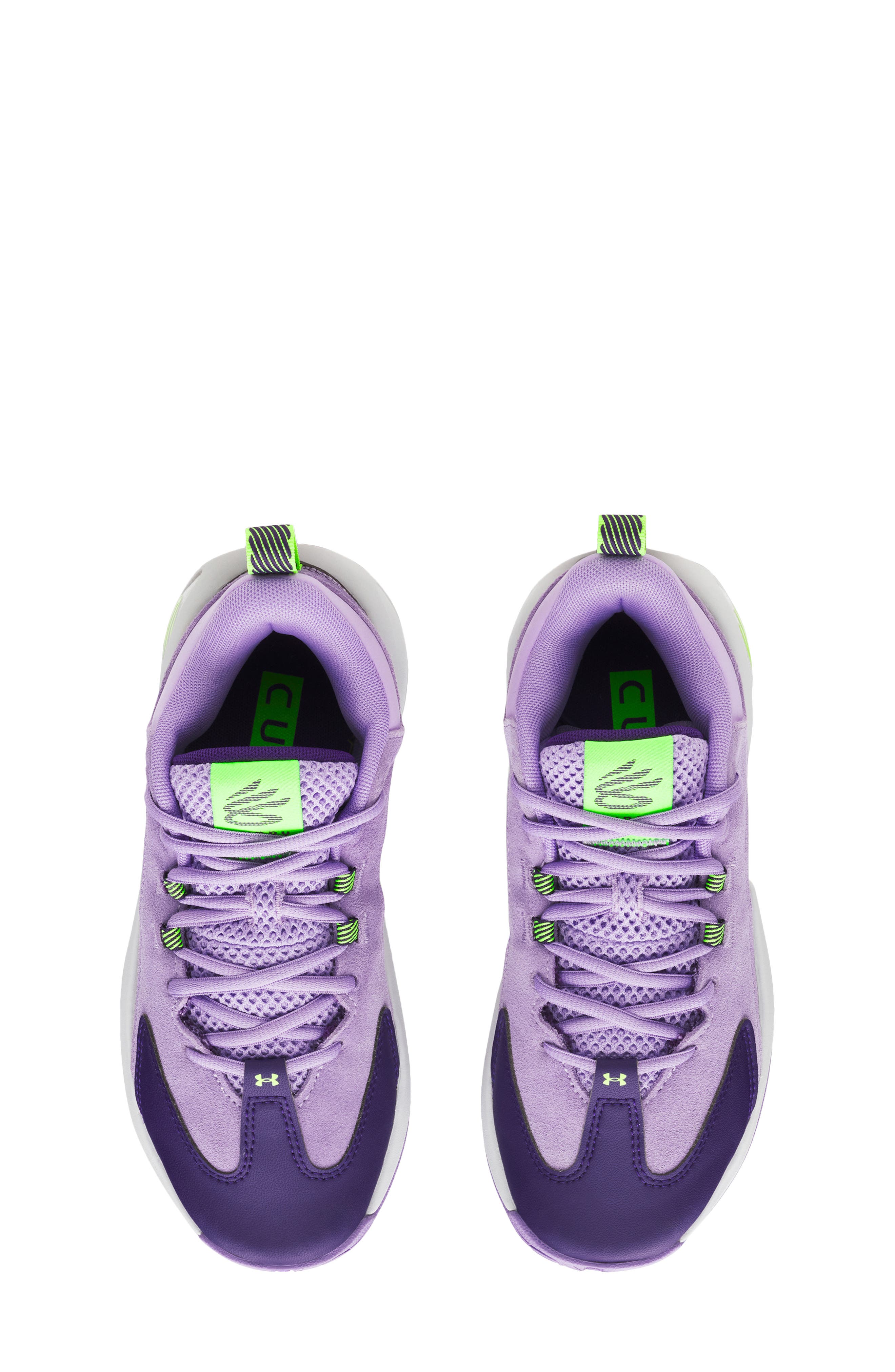 Kids' Curry Sneaker, Alternate, color, TRANSPARENT
