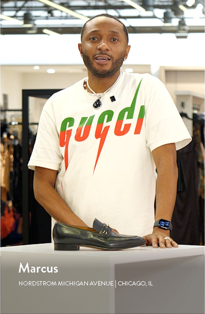 Ed Apron Toe Interlocking G Loafer, sales video thumbnail