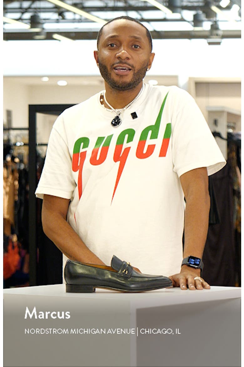 Ed Apron Toe Interlocking G Loafer video