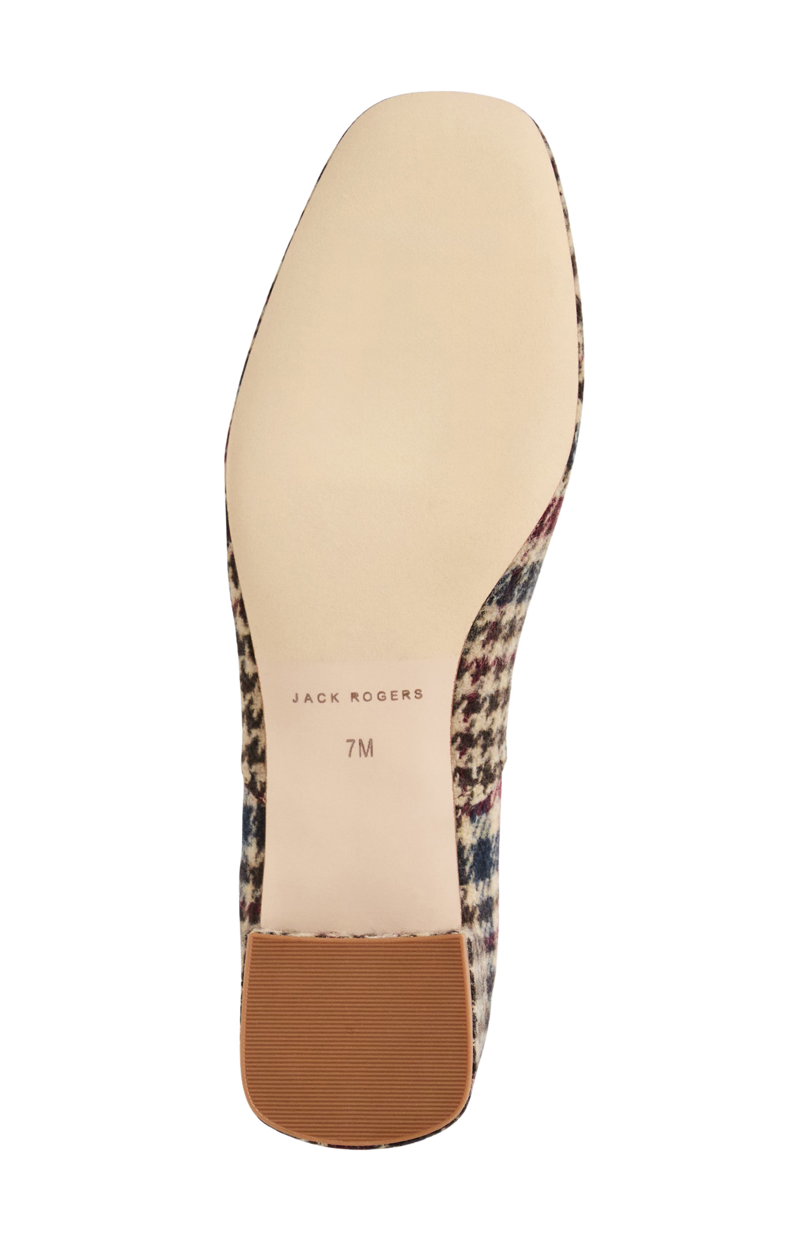 Jack Rogers Lenora Houndstooth Pump, Alternate, color, Brown Multi