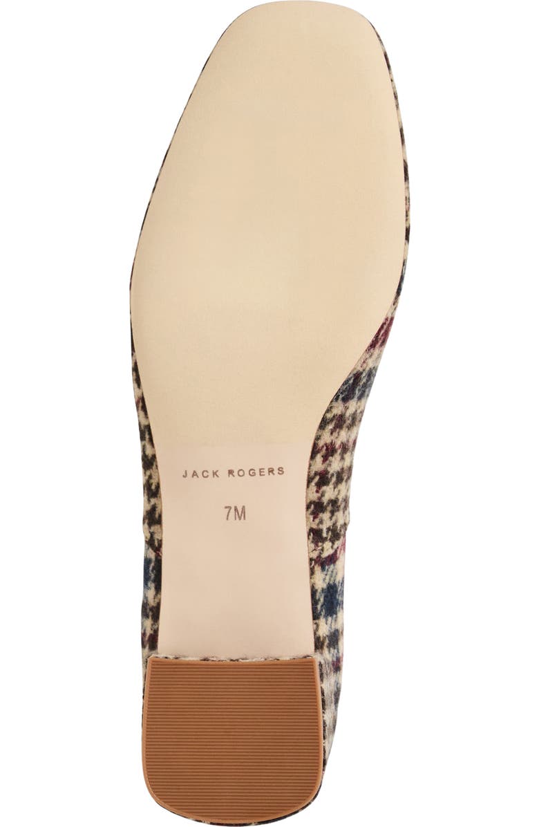 Jack Rogers Lenora Houndstooth Pump, Alternate, color, Brown Multi