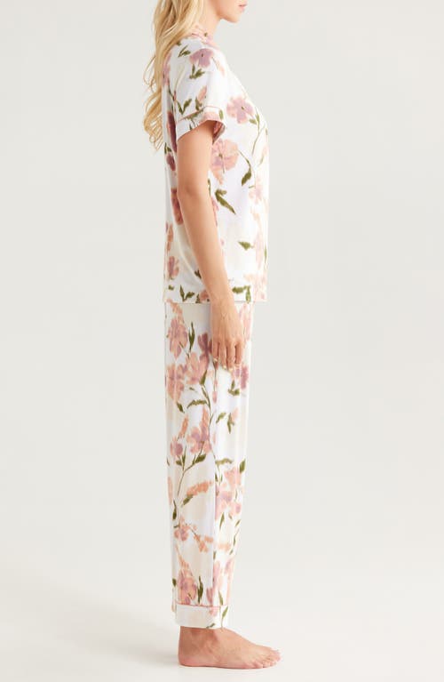Nordstrom Moonlight Eco Crop Pajamas In Brown