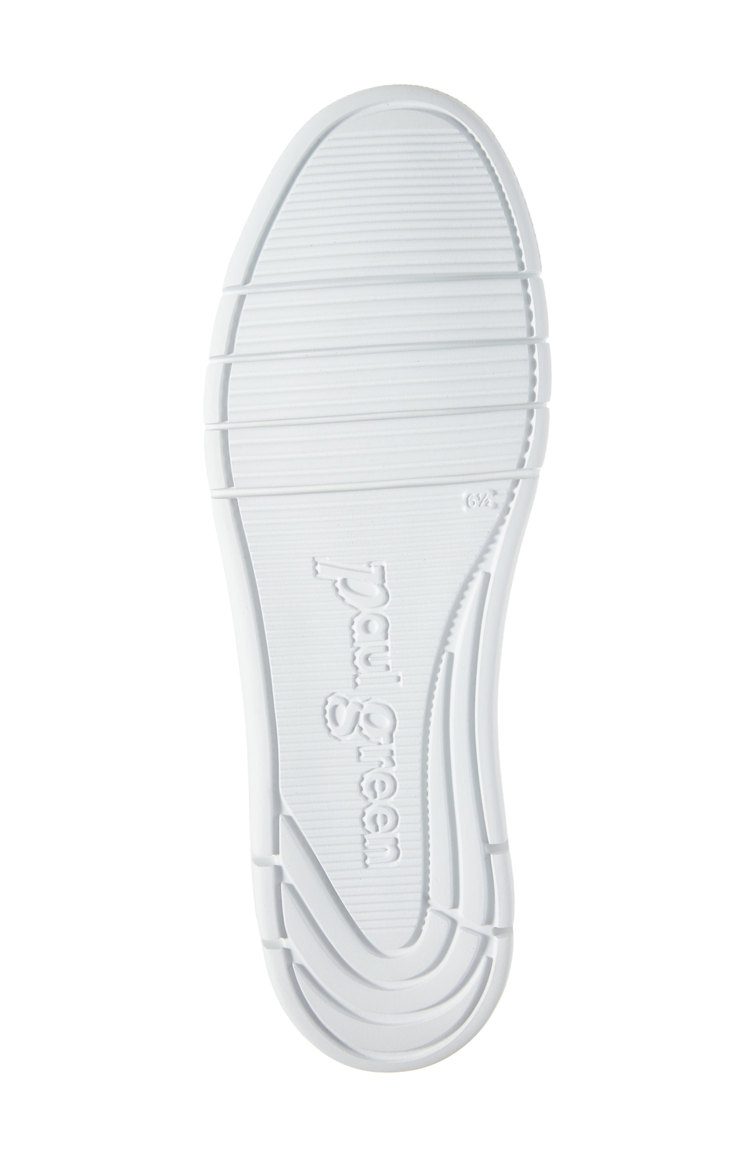 Paul Green Grip Sole Sneaker, Alternate, color, White Leather