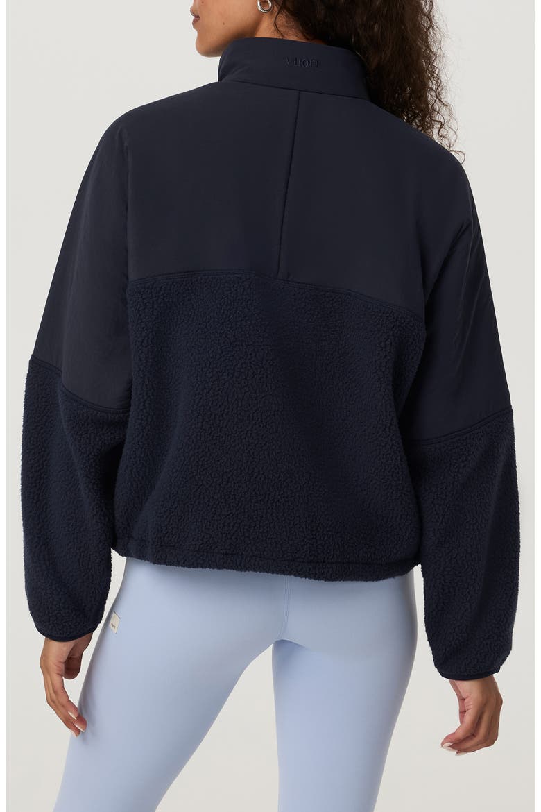 Alpine Half Zip Fleece Jacket, Alternate, color, INK