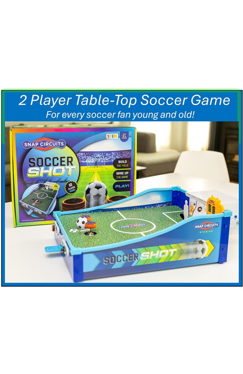 Snap Circuits Soccer Shot Wire Tabletop Game, Alternate, color, Multicolored