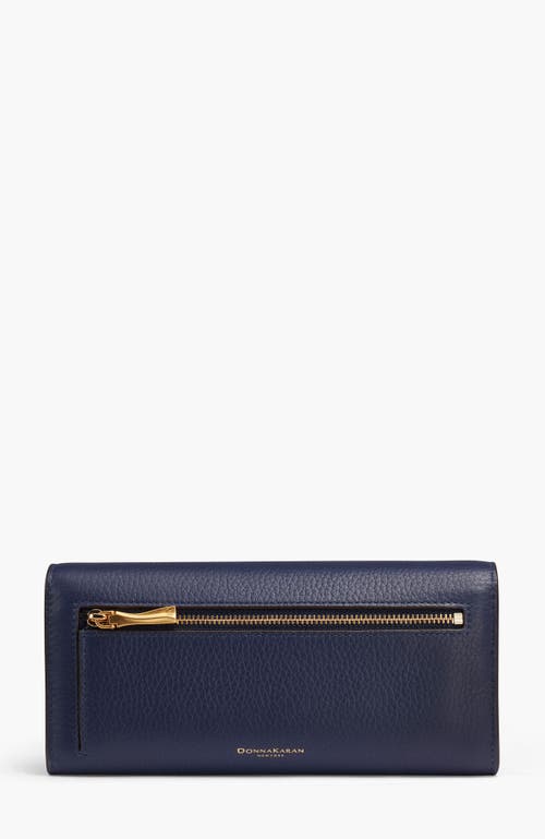 Donna Karan New York Amagansett Wallet In Blue