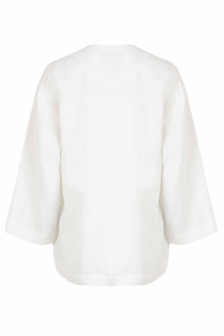 Elisa Belted Jacket, Alternate, color, BONE