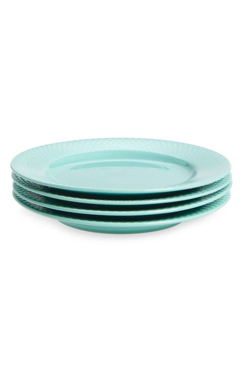 Rhombe Color Set of 4 Lunch Plates