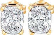 Bliss Diamond 2Ct TW Cushion Cut Diamond Studs 14k Gold Lab Grown