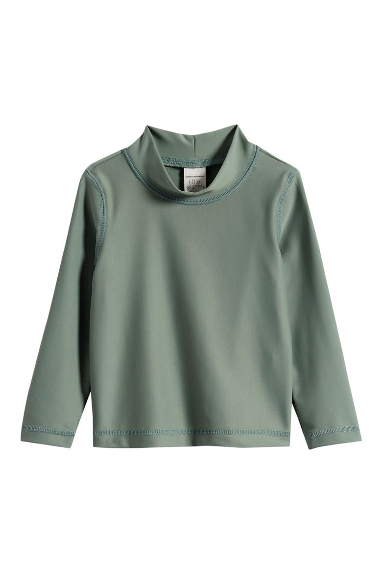 Long Sleeve Rashguard, Main, color, GREEN