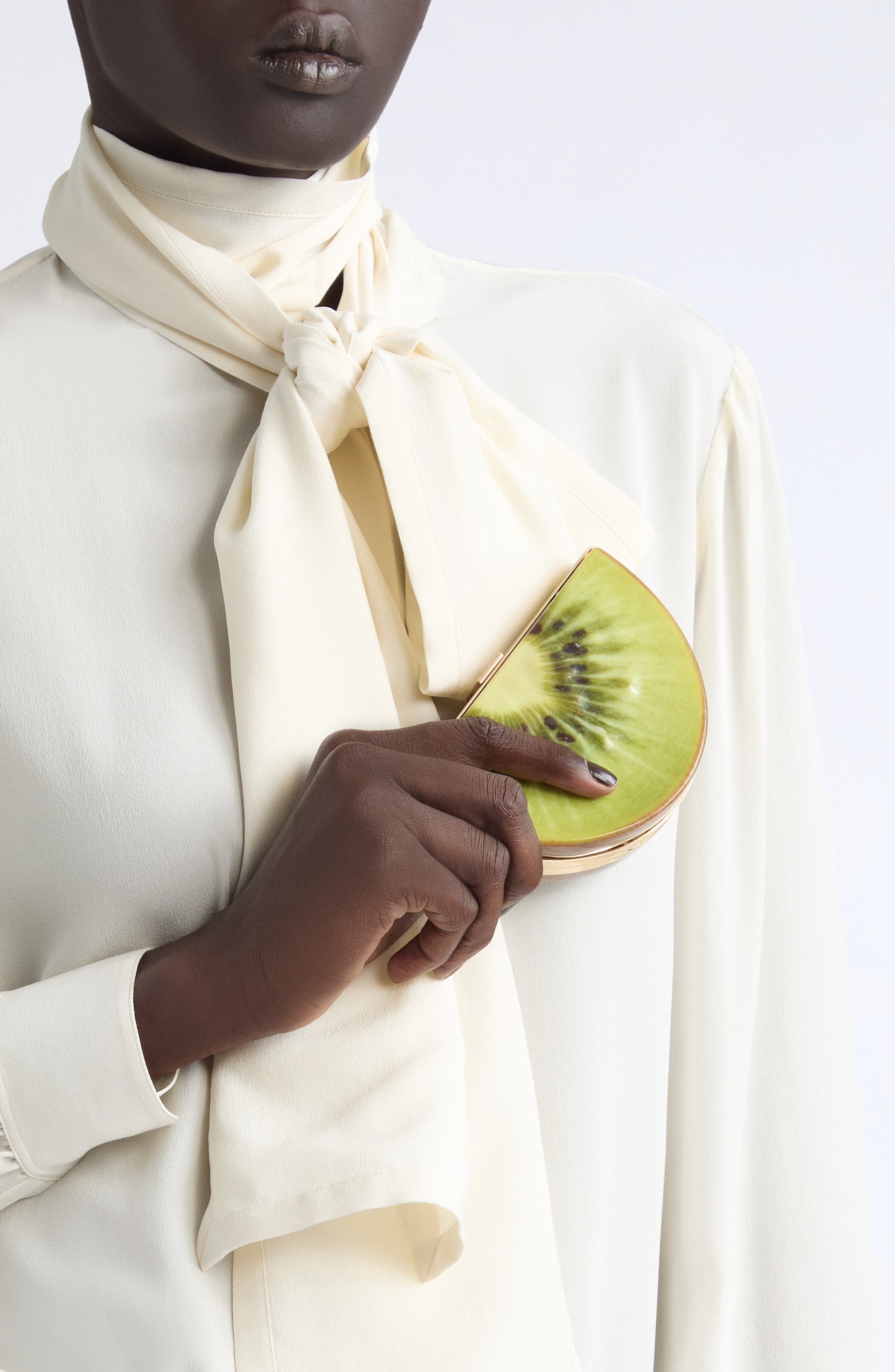 Mini Kiwi Clutch, Alternate, color, GREEN MULTICOLOR