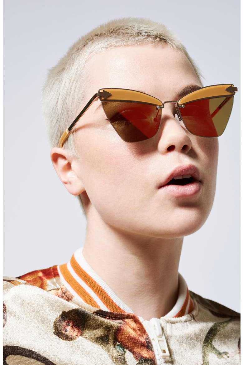 Sadie 59mm Sunglasses, Alternate, color, TAN