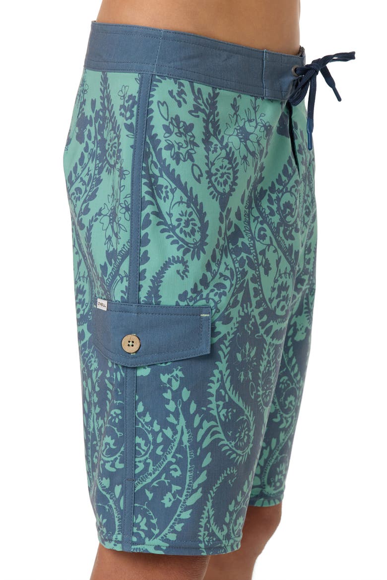 Kids' Lineup Board Shorts, Alternate, color, MALACHITE GREEN