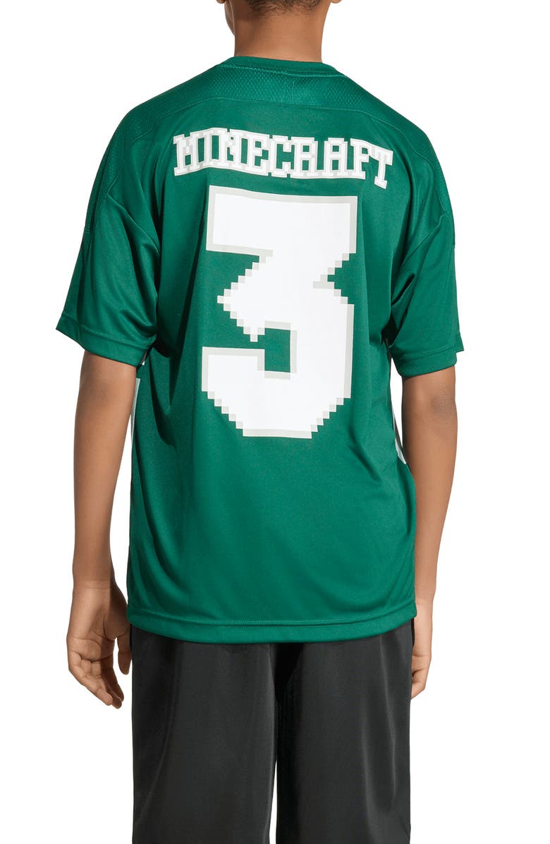 adidas Originals x Minecraft Kids' Graphic Print T-Shirt, Alternate, color, Collegiate Green