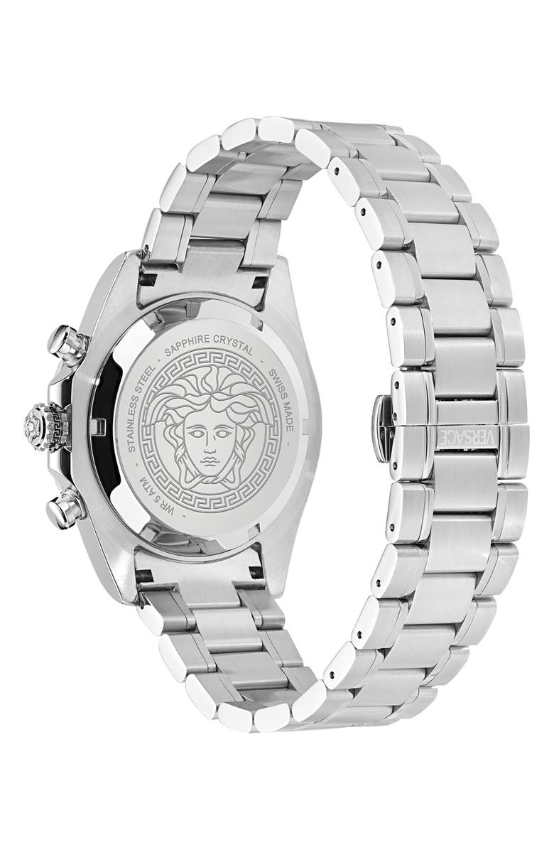 Versace Chrono X Chronograph Bracelet Watch, 44mm, Alternate, color, 