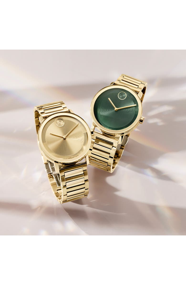 Movado Bold Evolution 2.0 Bracelet Watch, 40mm, Alternate, color, Gold Dial