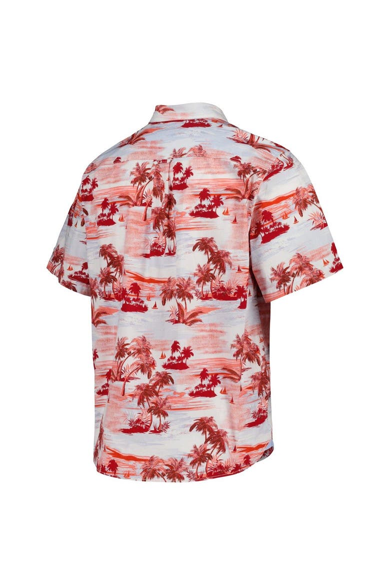 Men's Tommy Bahama Red Atlanta Falcons Sport Tropical Horizons Button-Up Shirt, Alternate, color, Red