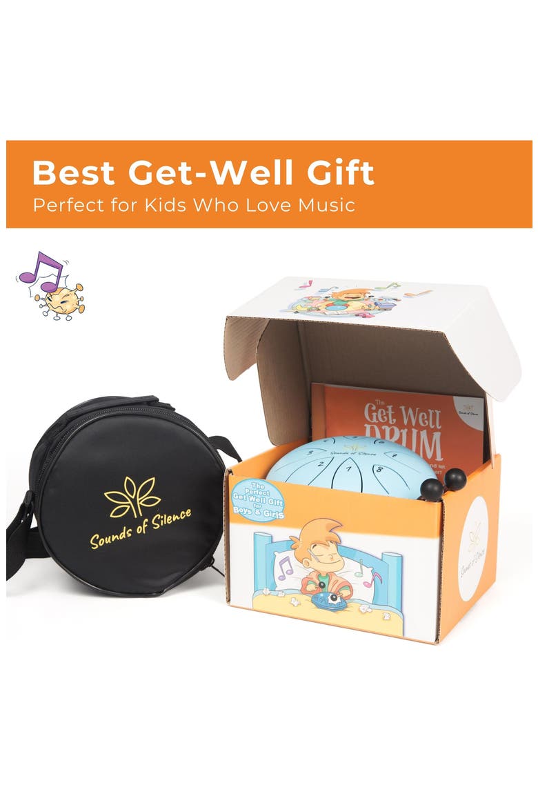 Get Well Drum Gift Set, Alternate, color, SOFT BLUE