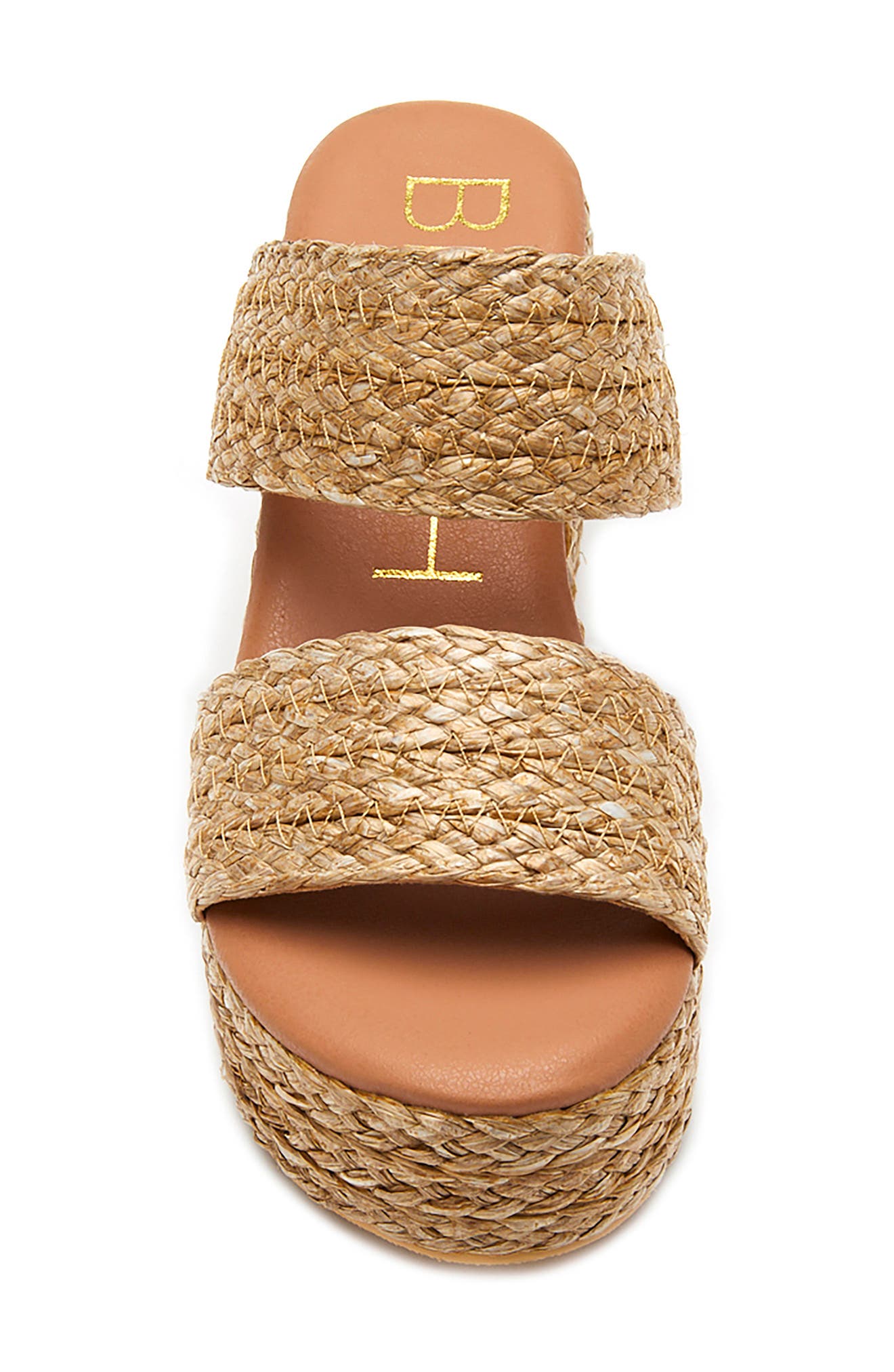Coconuts by Matisse Ocean Ave Espadrille Platform Slide Sandal, Alternate, color, Cognac