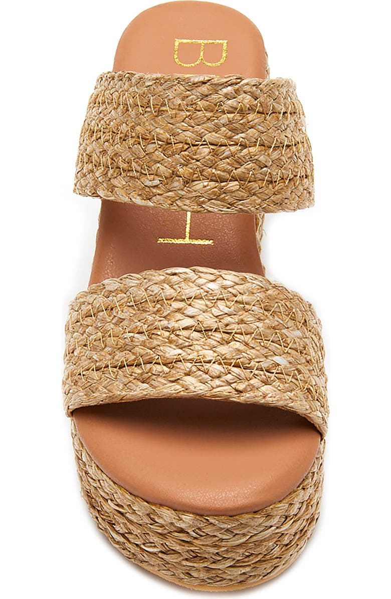 Coconuts by Matisse Ocean Ave Espadrille Platform Slide Sandal, Alternate, color, Cognac