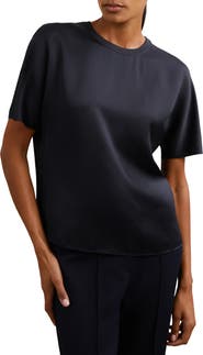 Reiss Lena Dolman Sleeve Silk Top