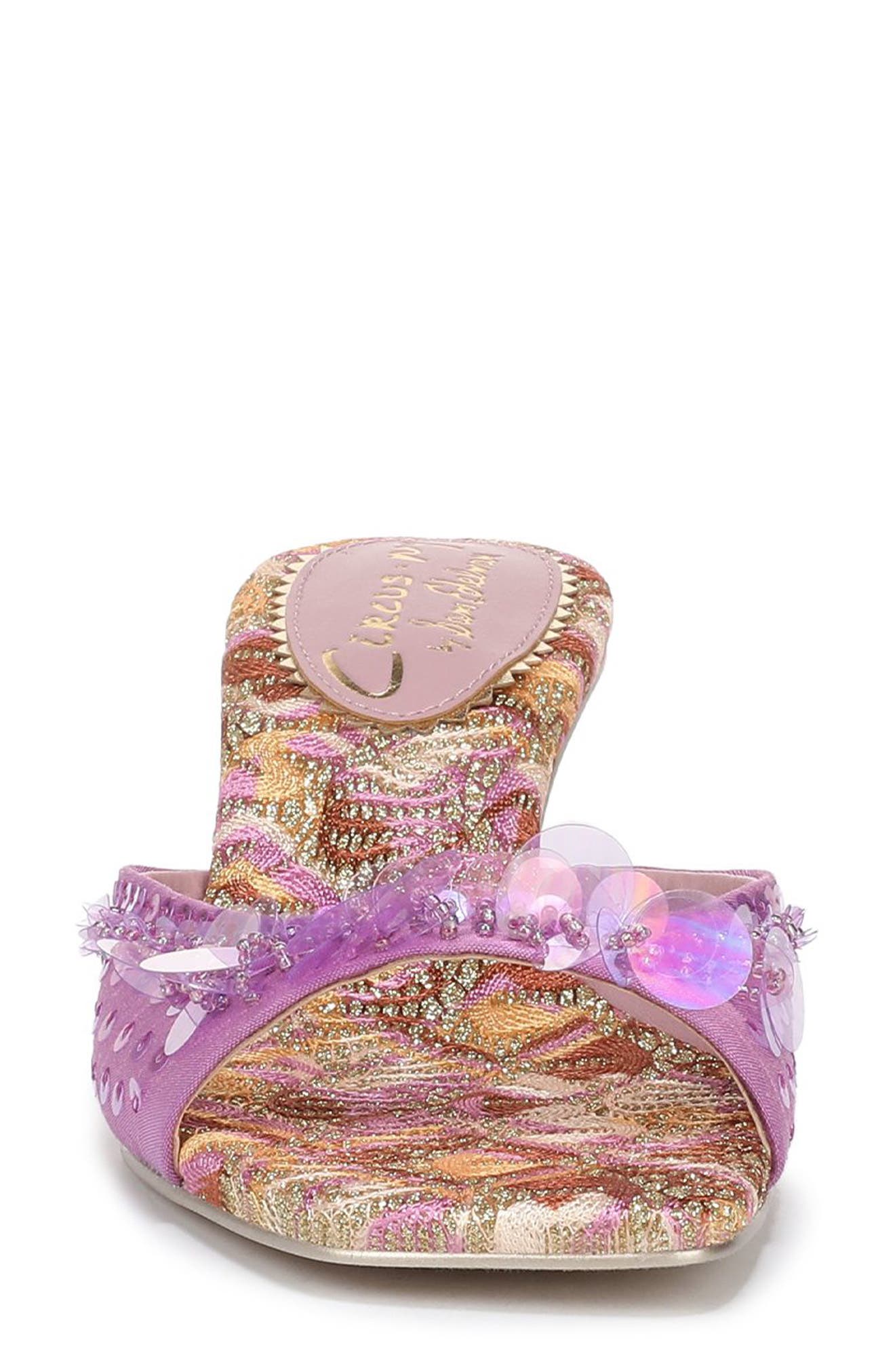 Circus NY by Sam Edelman Juliana Sequin Sandal, Alternate, color, Spring Lilac