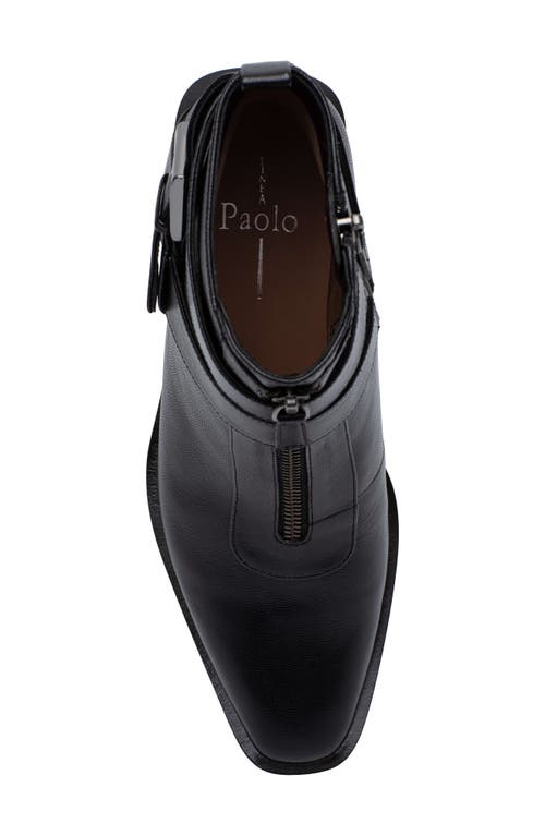 Linea Paolo Valona Leather Boot In Black