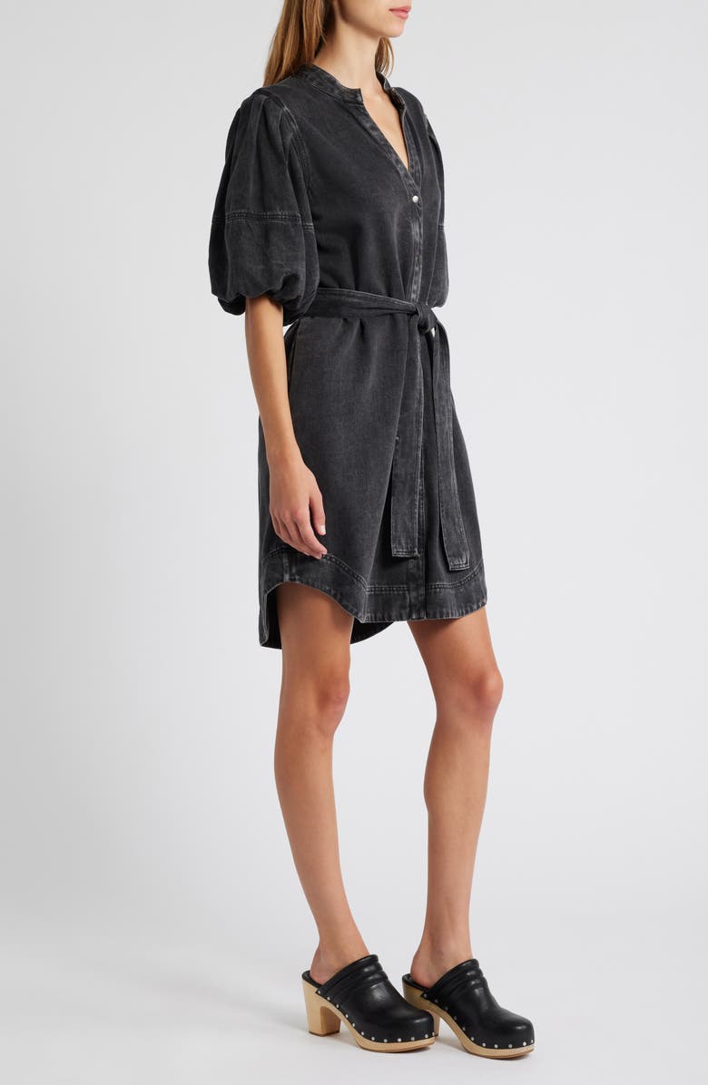 Rails Kingsley Denim Snap-Up Dress, Alternate, color, 