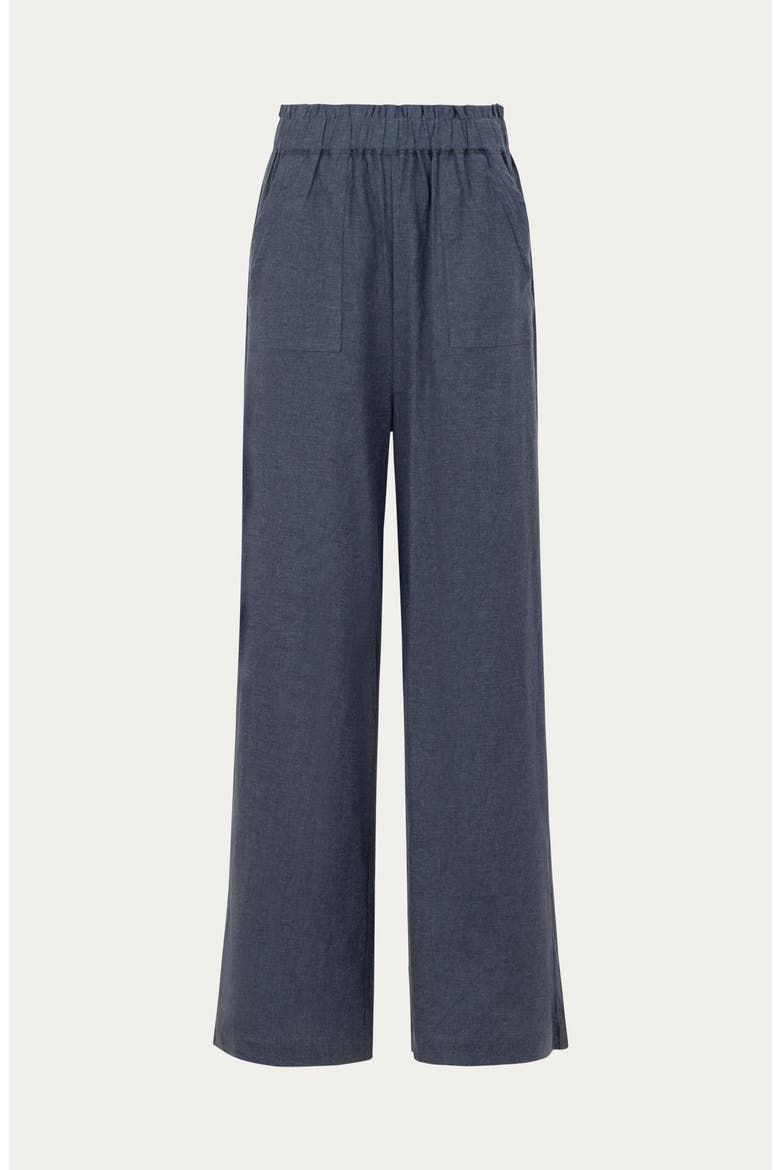 Lyricist High Rise Pull-on Pants, Alternate, color, indigo blue