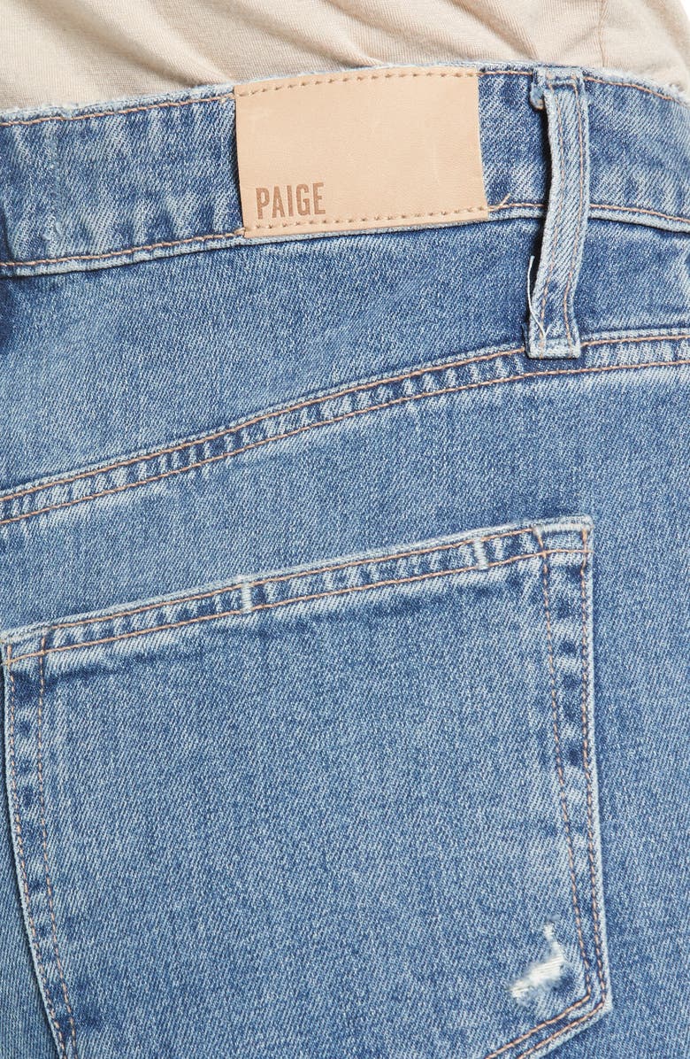 PAIGE Sarah Exposed Fly Straight Leg Ankle Jeans, Alternate, color, Magdadist