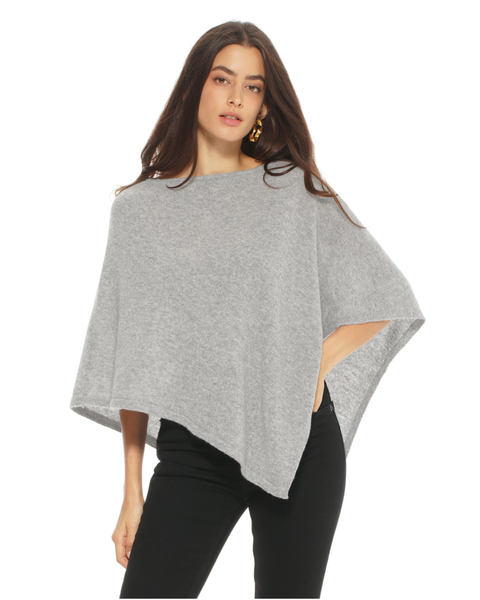 Pure Cashmere Capelet Poncho