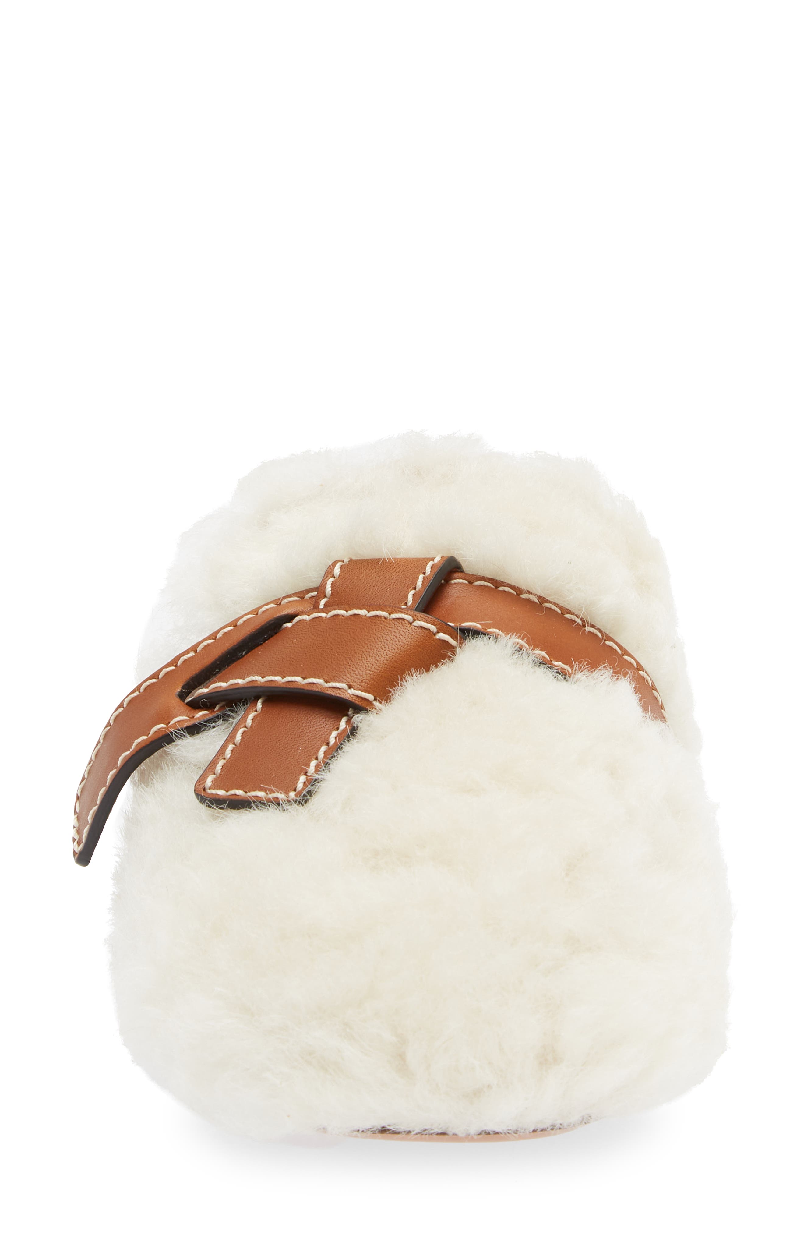 Loewe Gate Genuine Shearling Mule, Alternate, color, 
